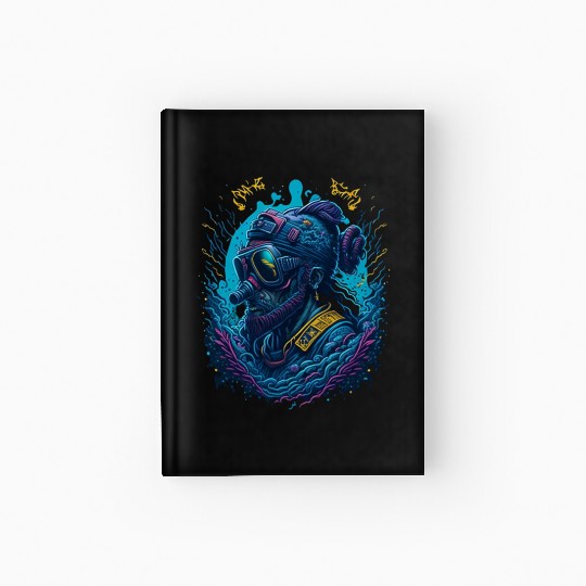 scuba diving Hardcover Journal