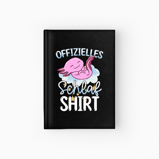 Official Sleep Hardcover Journal Axolotl