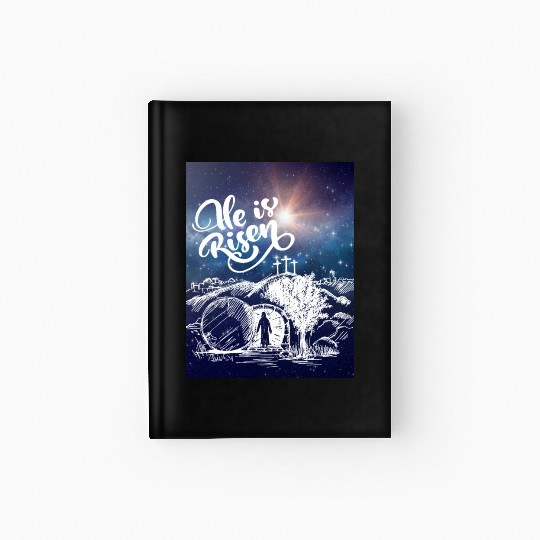 He Is Risen!Jesus,Easter, Bright & Morning Star Hardcover Journal