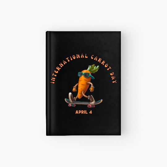 International Carrot Day April 4 Hardcover Journal