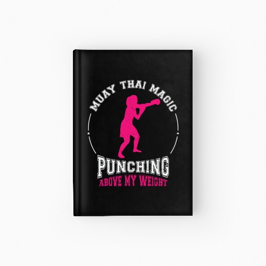 International Women's Day Muay Thai Girl Power Hardcover Journal