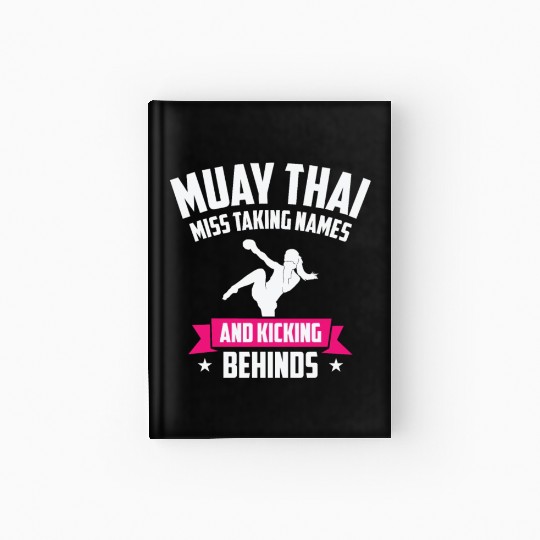 International Women's Day Muay Thai Girl Power Hardcover Journal