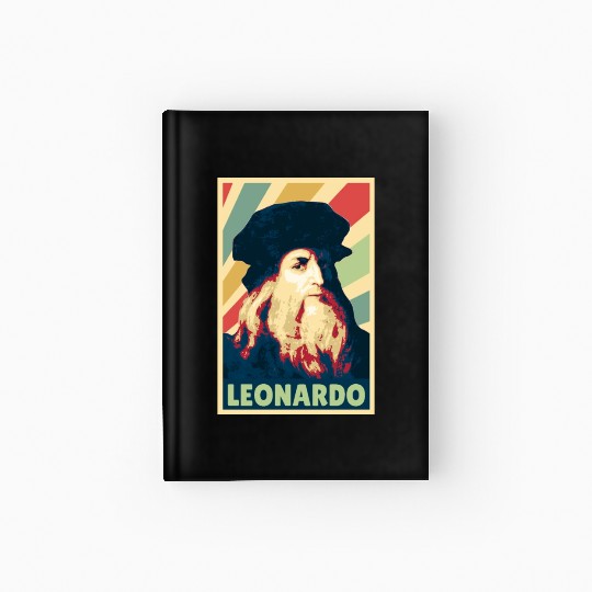 Leonardo Da Vinci Vintage Colors Hardcover Journal