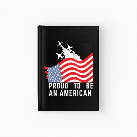Wings of Liberty: Red, White, and Blue Plane Hardcover Journal