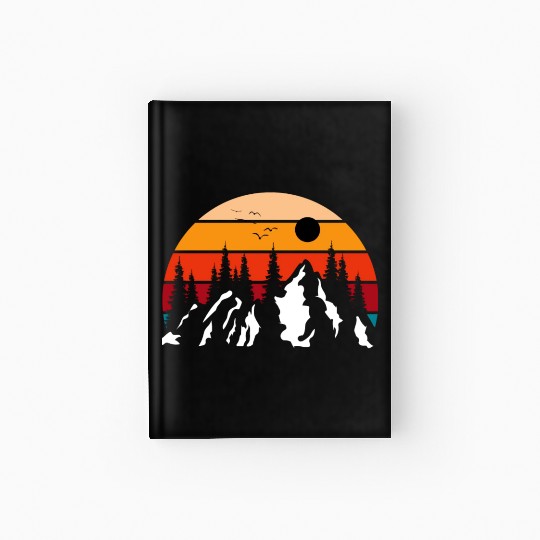 "Mountain Sunset: Embrace the Beauty of Nature" Hardcover Journal