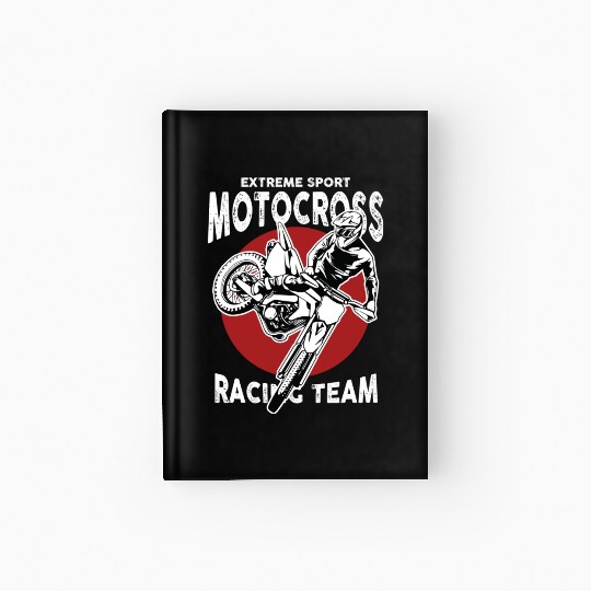 Motocross Racing Team Hardcover Journal