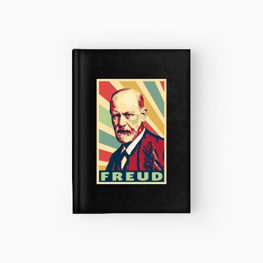 Sigmund Freud Vintage Colors Hardcover Journal