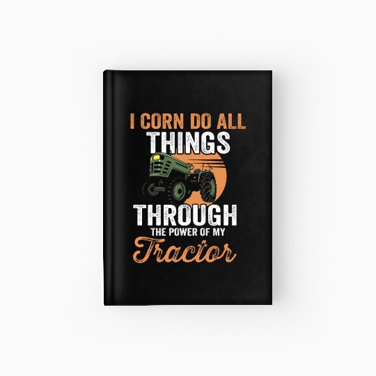 Corn Agriculture Crops Farming Farmer Hardcover Journal