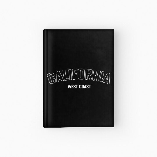 California West Coast Hardcover Journal