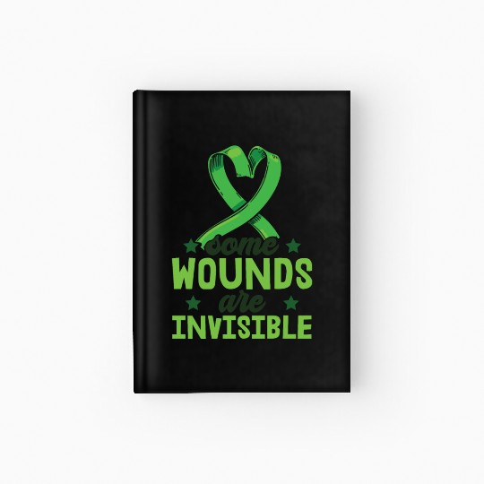 Mental Health Some Wounds Are Invisible Hardcover Journal