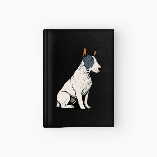 bull terrier Hardcover Journal