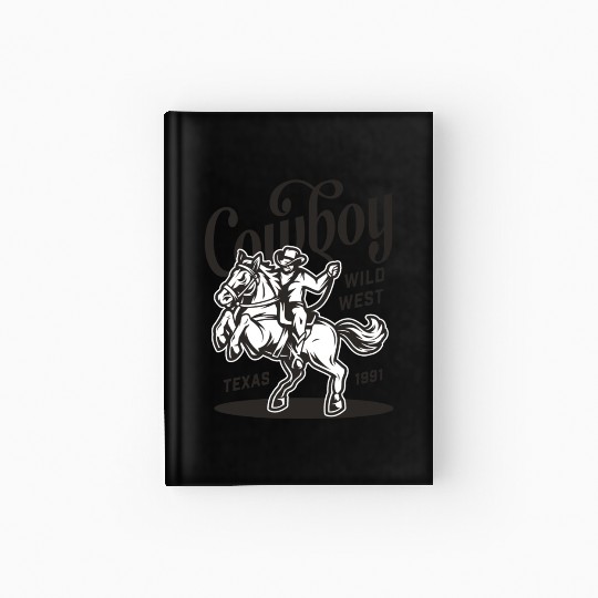 COWBOY WILD WEST TEXAS 1991 Hardcover Journal