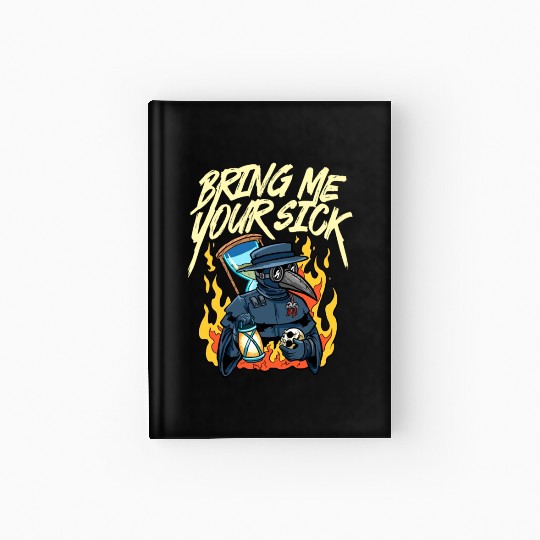 Plague Doctor Outfit Plague Doctor Mask Medicines Hardcover Journal