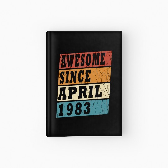 April 1983 Anniversary April 1983 April Hardcover Journal