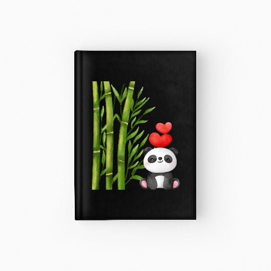 Bamboo Panda Hardcover Journal