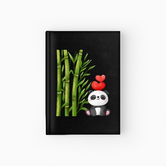 Bamboo Panda Hardcover Journal