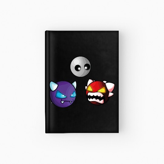 geometry dash insane game Hardcover Journal