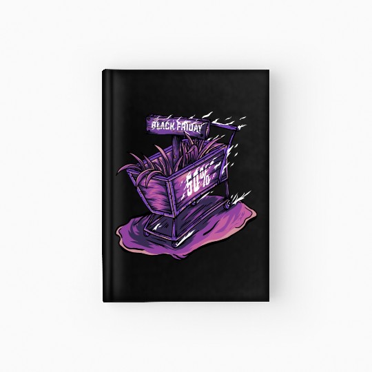 Trolley Black Friday Hardcover Journal