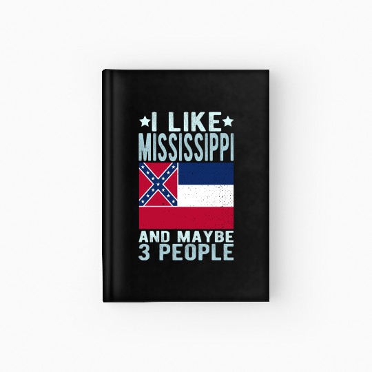 Mississippi Flag US State Hardcover Journal