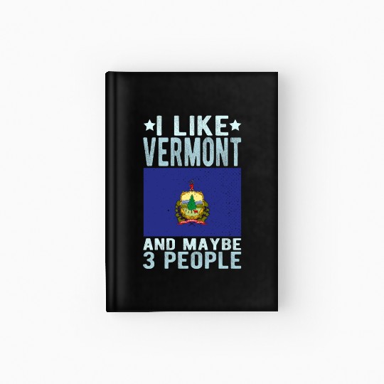 Vermont Flag US State Hardcover Journal