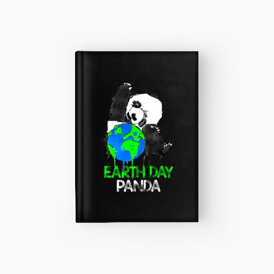 Earth Day Panda Hardcover Journal