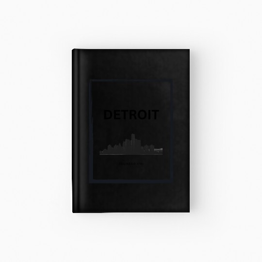 Detroit Skyline Hardcover Journal