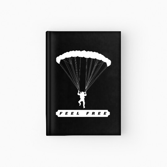 Feel free parachute, Cross Country Pilots Hardcover Journal