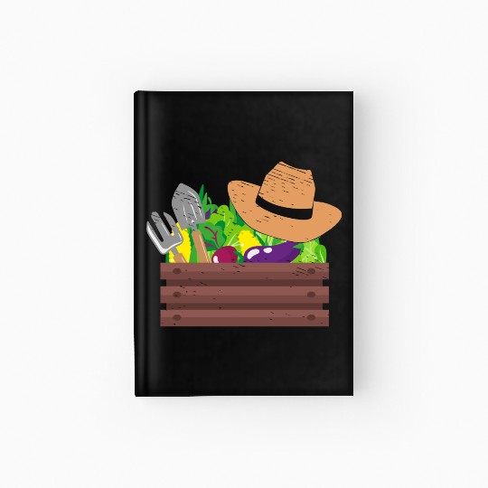 Farmer Gardener Farming Gardening Agriculture Hardcover Journal