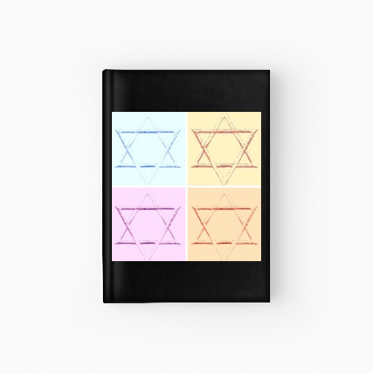 Star of David Design Hardcover Journal