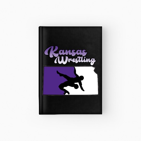 Kansas Wrestling (State Colors) Hardcover Journal