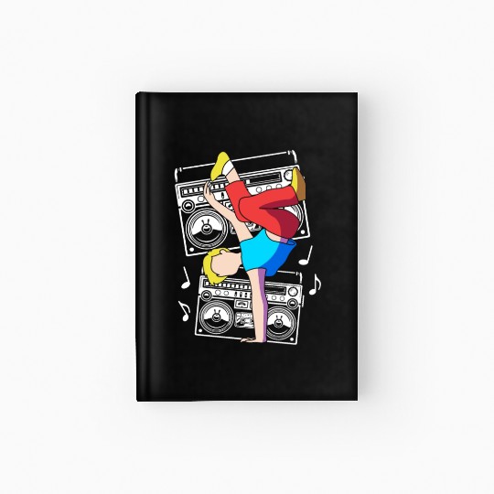 Hip Hop Class Bboy Breakdance Hardcover Journal