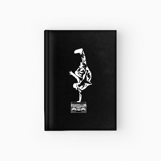 Breakdance Hip Hop Dance Bboy Hardcover Journal