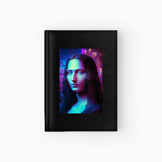 Mona lisa in future Hardcover Journal