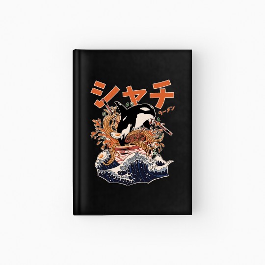 The Great Orca Killer Whale Ramen (Japanese Text) Hardcover Journal