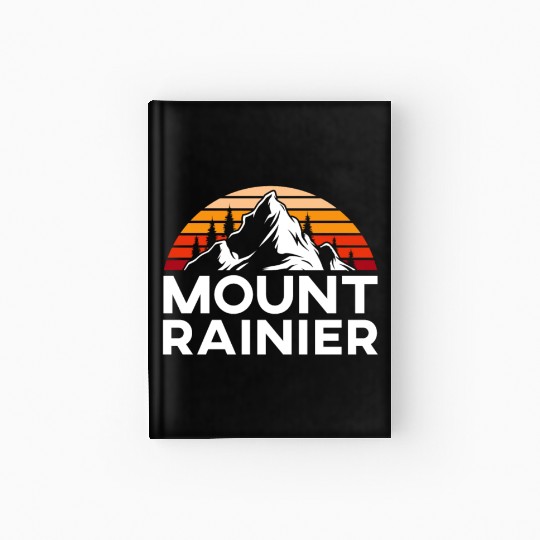Mount Rainier Mountaineer Summit Sport Hiking Hardcover Journal
