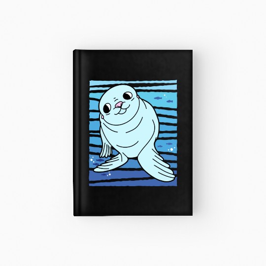 Cartoon Seals I Seal Lion I Kids Seal Hardcover Journal
