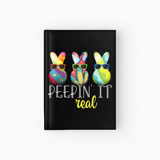 Peepin 39 It Real Happy Easter Bunny Egg Hunt Hardcover Journal