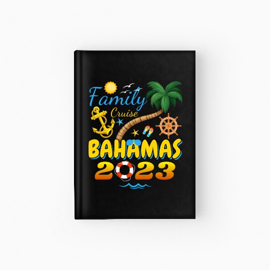Family Cruise The Bahamas 2023 Matching Group Hardcover Journal