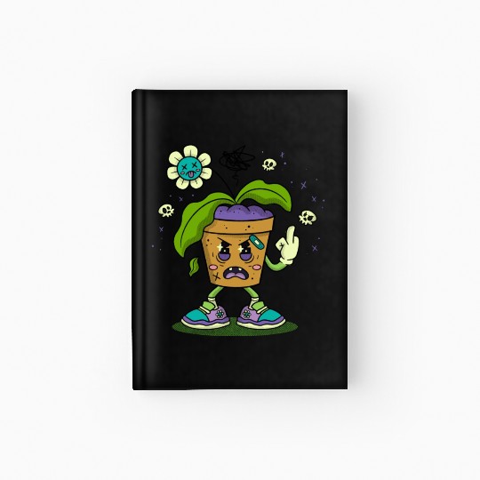 Angry Plant Hardcover Journal