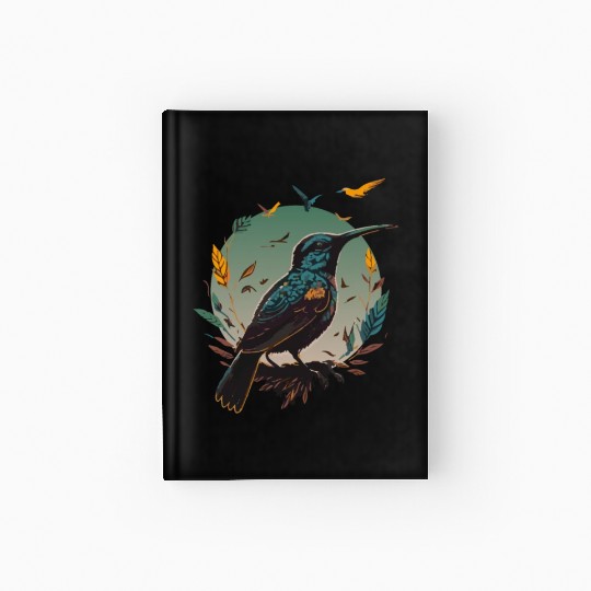 Nature Lovers - Charming Hummingbird Hardcover Journal