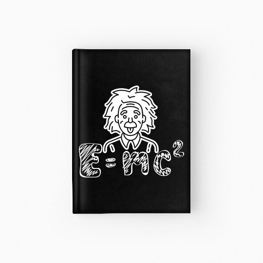 physics E=mc square Hardcover Journal