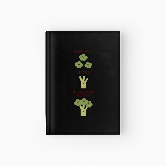 Broccoli Vegatable Hardcover Journal