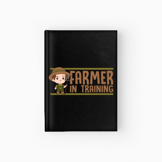 Farmer In Training Agribusiness Agriculture Hardcover Journal