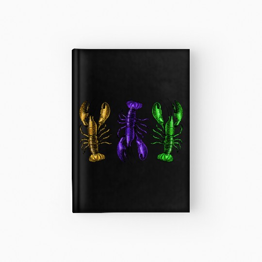 Lobster Mardi Gras Hardcover Journal