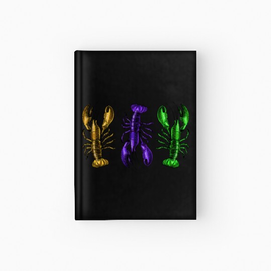 Lobster Mardi Gras Hardcover Journal