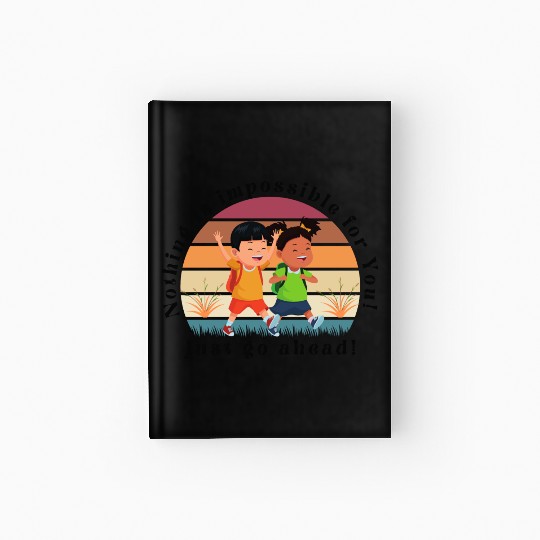 2 5 Sunrise Motivational design Hardcover Journal