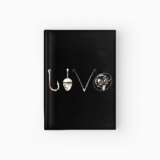 Love Fishing Hardcover Journal