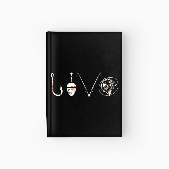 Love Fishing Hardcover Journal