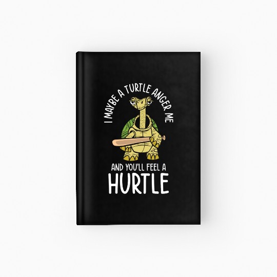 Mean Turtle Reptile Nature Turtle Lover Aquatic Hardcover Journal