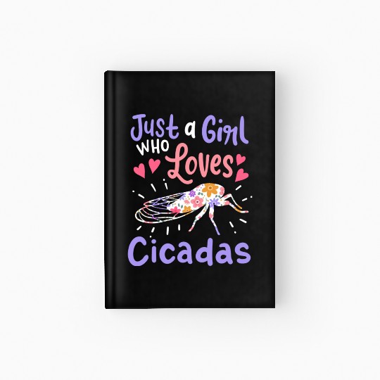 Cicada Insect Cicada Lover Hardcover Journal